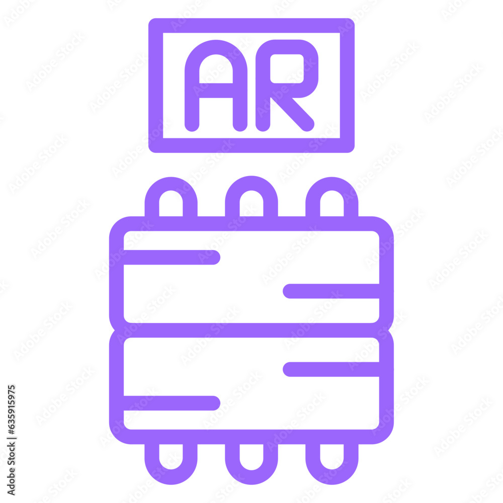 Vector Design Ar Building Blocks Icon Style Vector Design Ar Building Blocks Icon Style