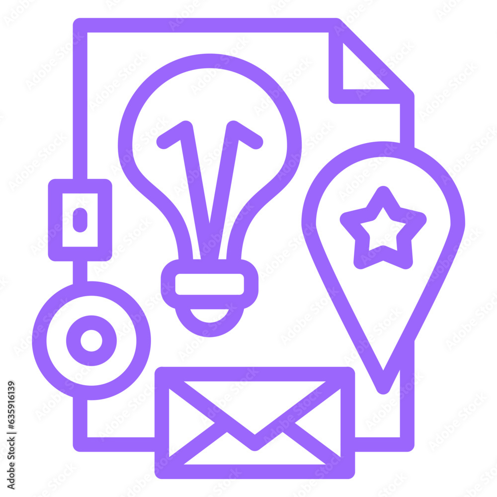 Vector Design Branding & Positioning Icon Style Vector Design Branding & Positioning Icon Style