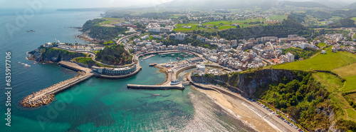 Luarca maritime town of Cantabria in Asturias