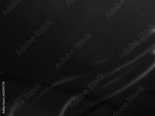 black smoke background, black satin fabric shadow background, light light as windy theme on black background