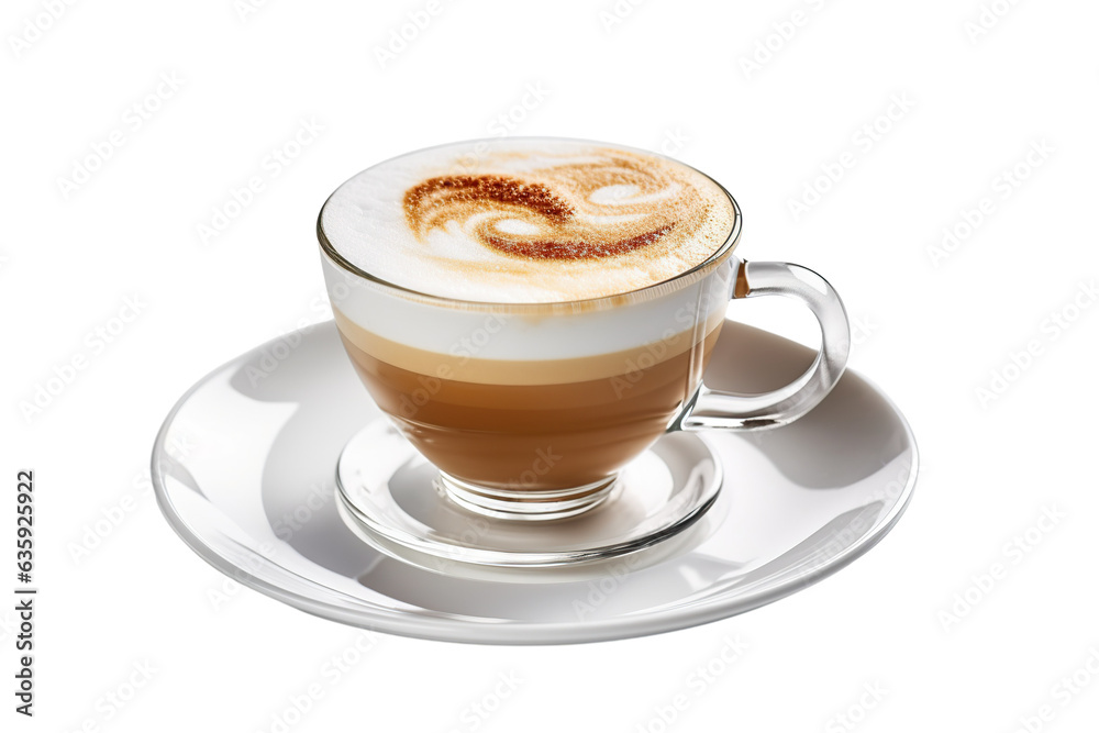 Coffee cappuccino isolated on white transparent background PNG Coffee cappuccino isolated on white transparent background PNG