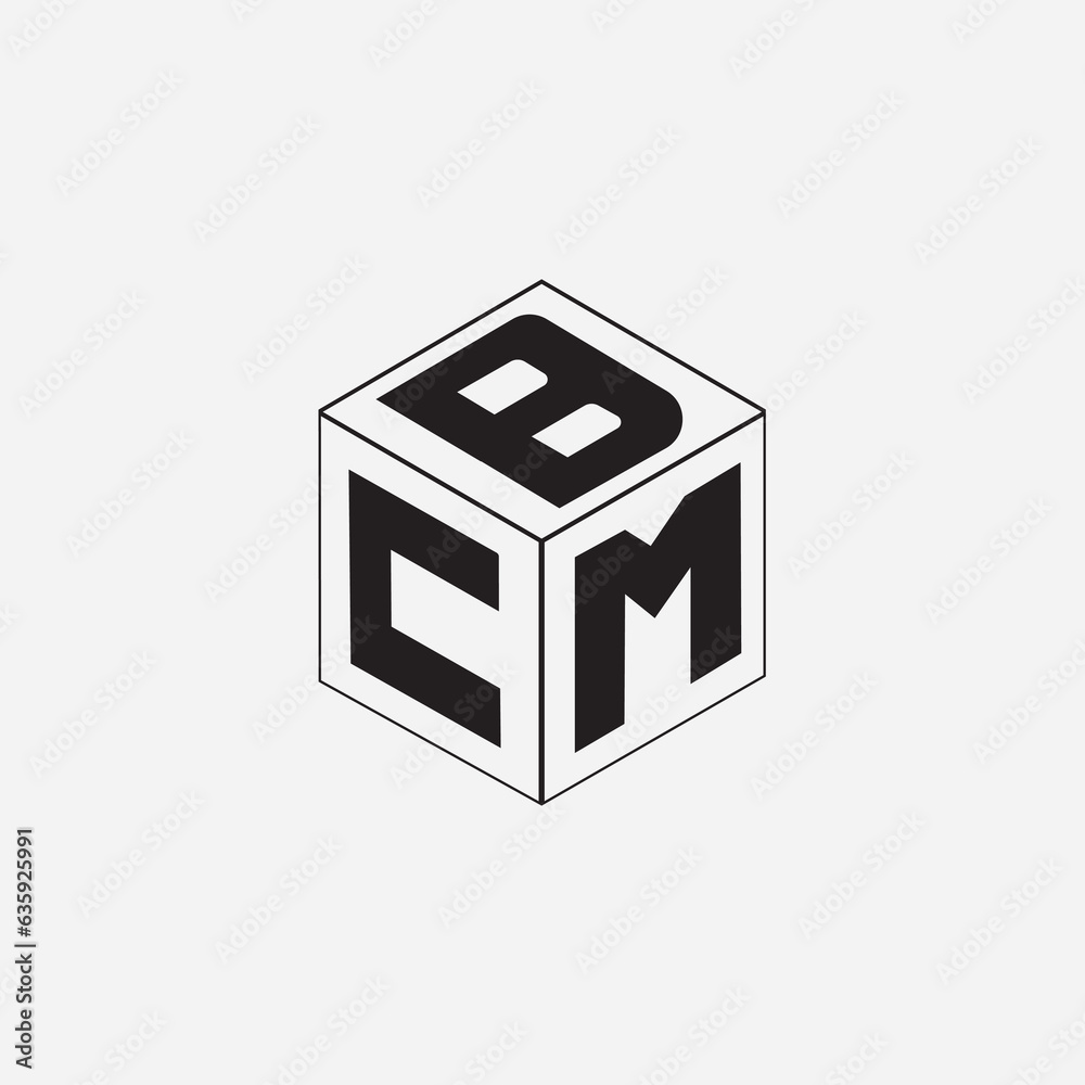 Obraz premium Cube letter Logo Design