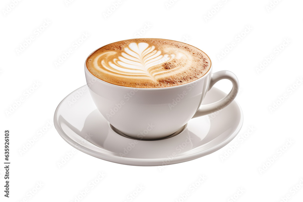 Coffee cappuccino isolated on white transparent background PNG Coffee cappuccino isolated on white transparent background PNG