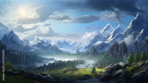 Beautiful Landscape Game Art