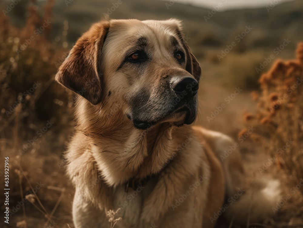 Anatolian Shepherd dog created with Generative AI technology Anatolian Shepherd dog created with Generative AI technology