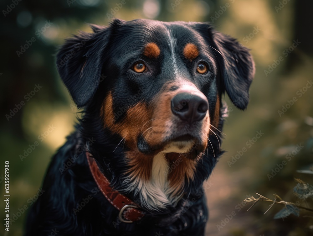 Appenzeller Sennenhunde dog created with Generative AI technology