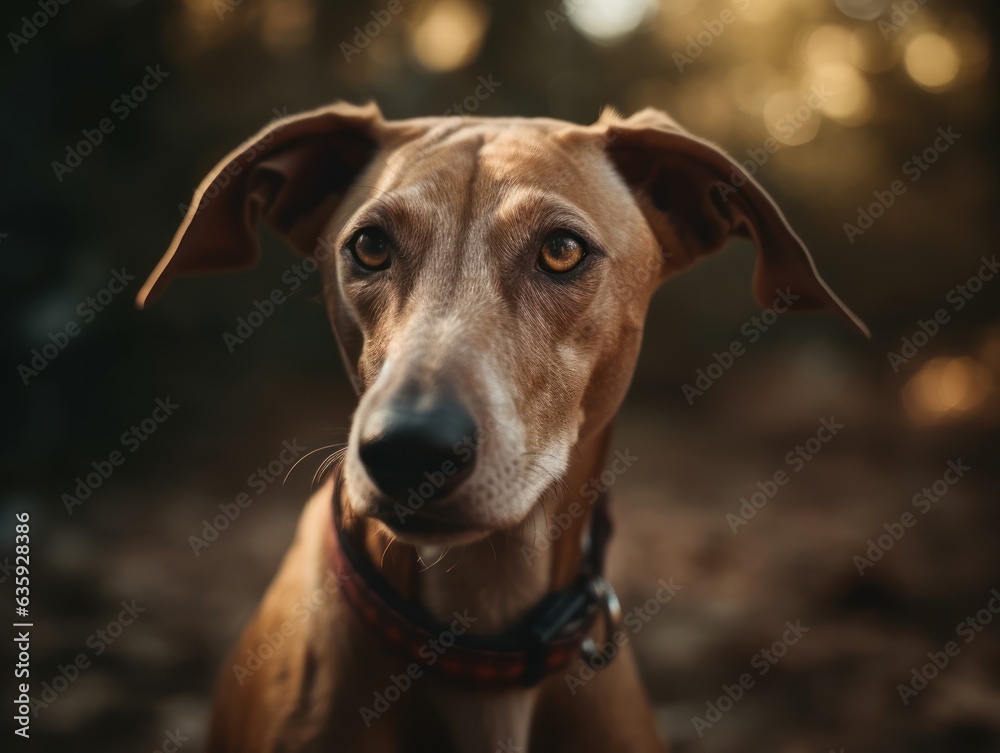 Azawakh dog created with Generative AI technology Azawakh dog created with Generative AI technology