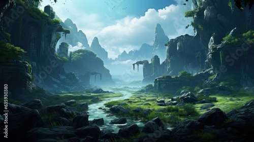 Fantasy Landscape Game Art