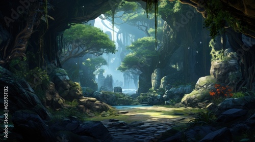 Fantasy Landscape Game Art