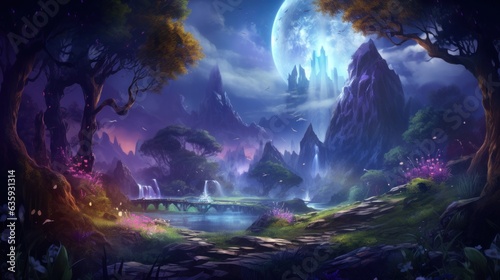 Fantasy Landscape Game Art photo