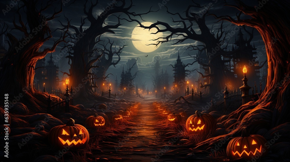 The Halloween Season. - obrazy, fototapety, plakaty 