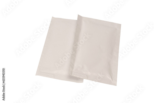 Wet wipes in isolated on a white background.