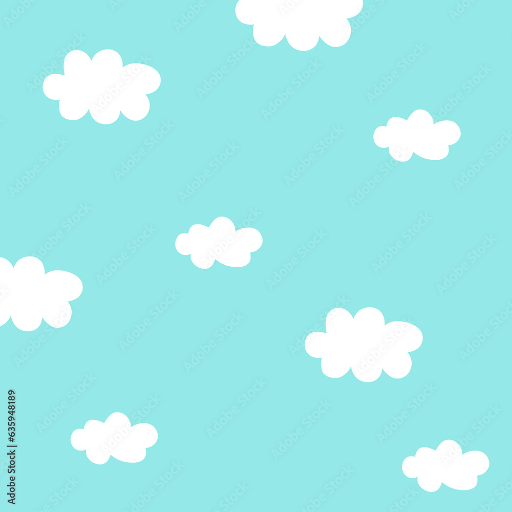 seamless pattern with clouds seamless pattern with clouds