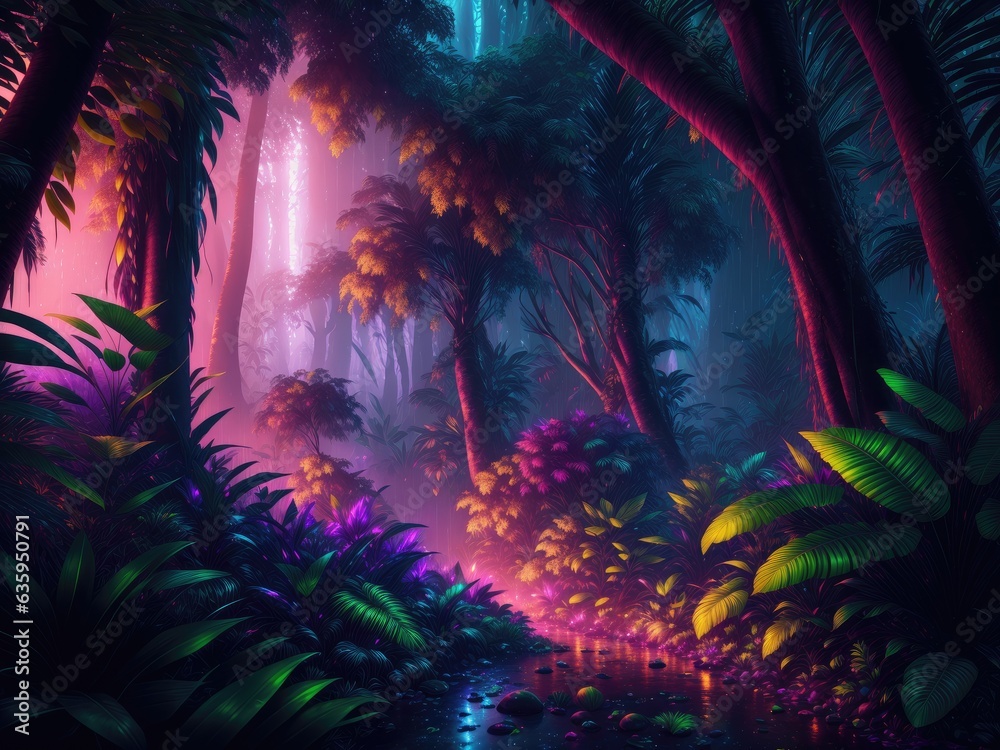 Rain Forest Background Rain Forest Background