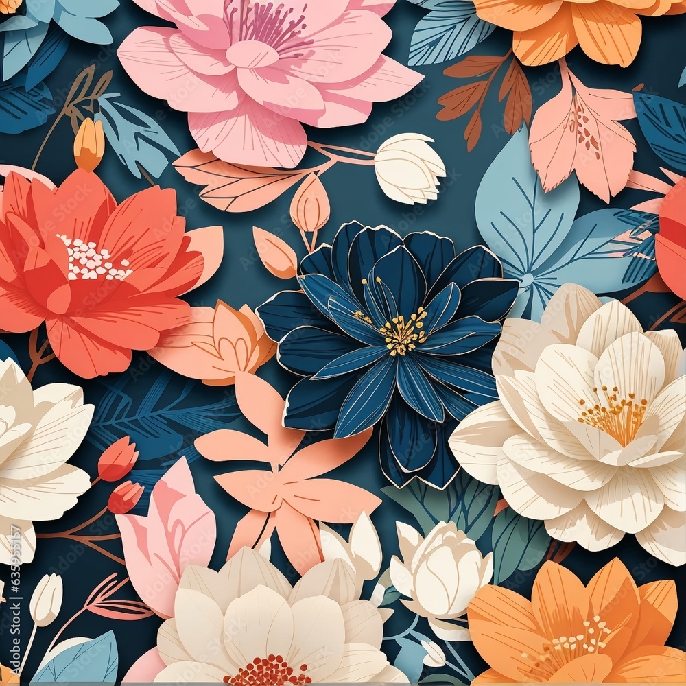 seamless floral pattern seamless floral pattern
