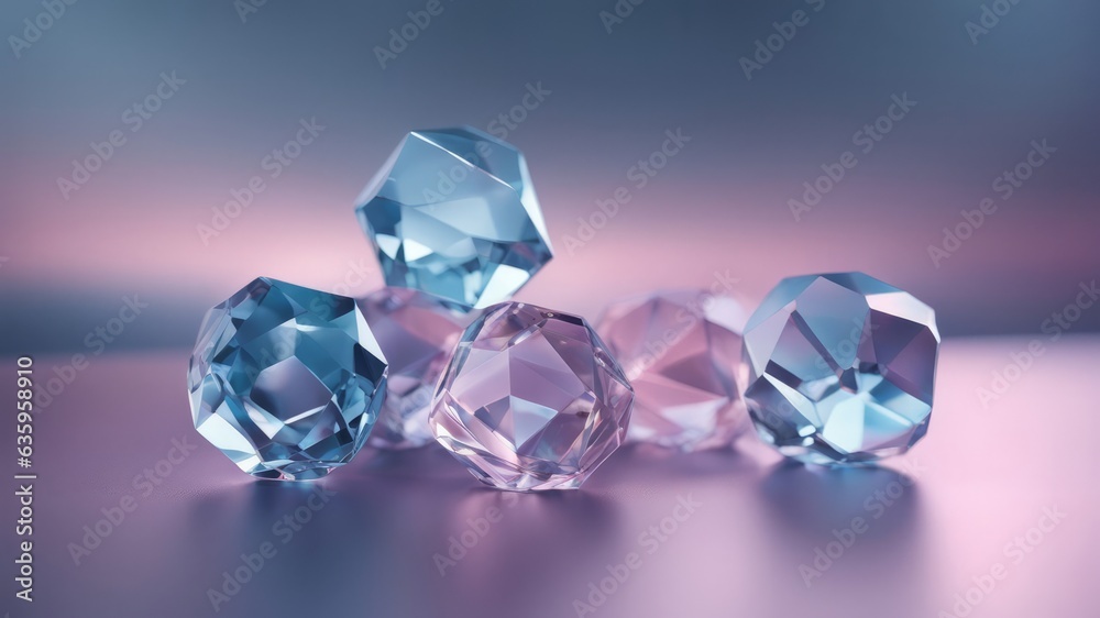 Crystalline nano beads under the microscope Crystalline nano beads under the microscope