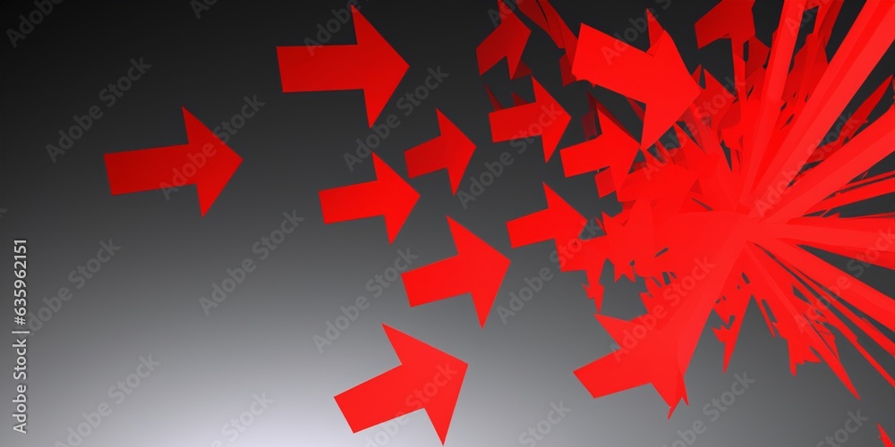3D image of illuminate arrow 3D image of illuminate arrow