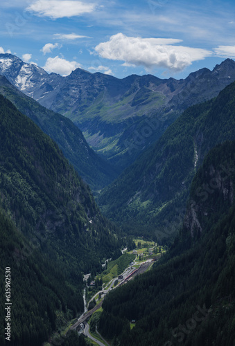 mountain landscape in Austrian alps  Badgastein