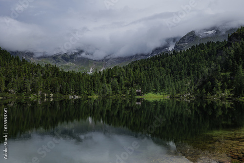 View of the Reedsee lake in the High Tauern  Austrian Alps