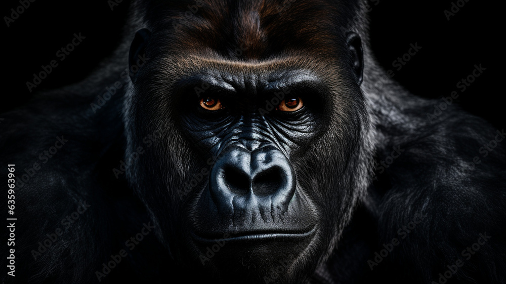 Gorilla close-up portrait Gorilla close-up portrait