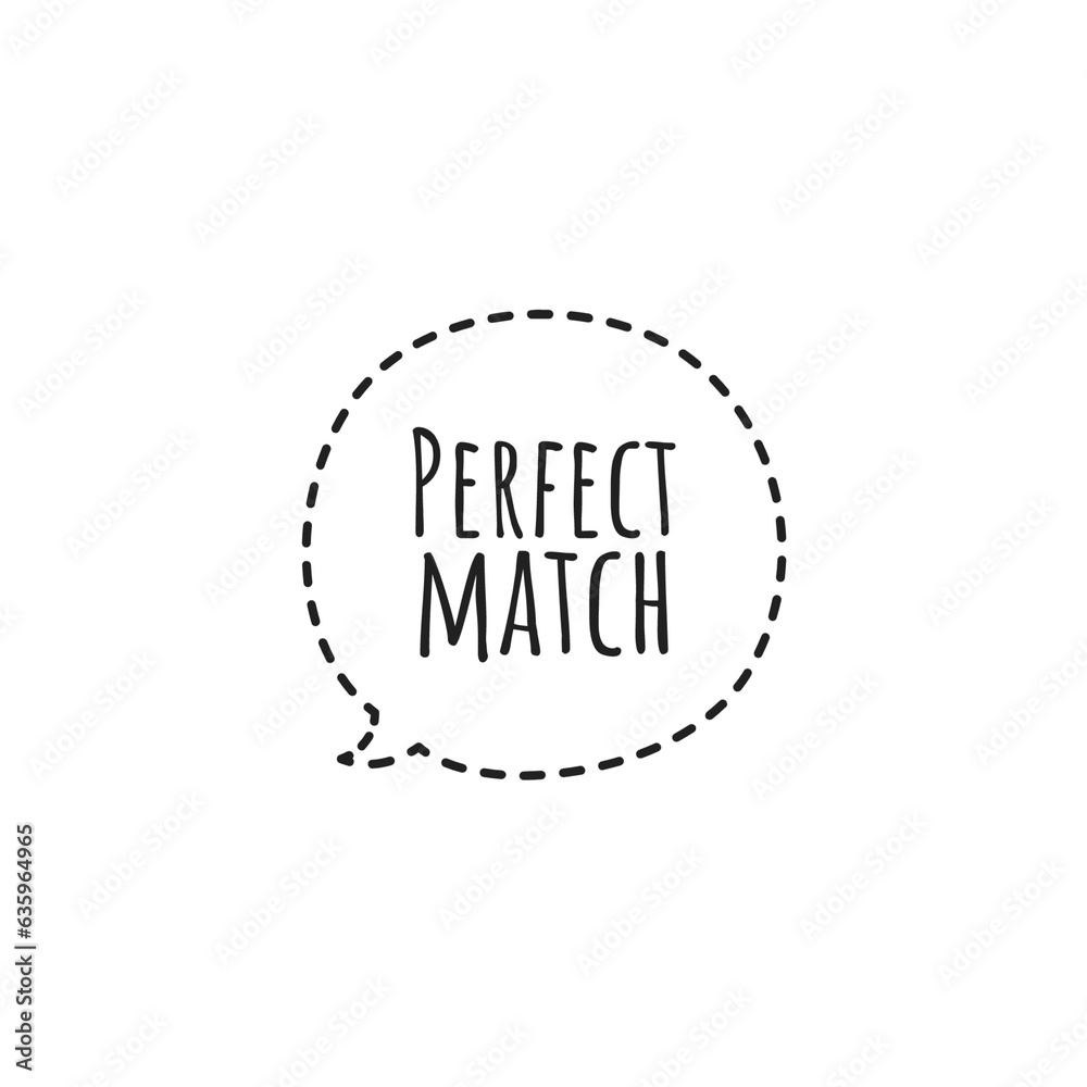 ''Perfect Match'' Lettering for Design, To Print, Graphic Design ''Perfect Match'' Lettering for Design, To Print, Graphic Design