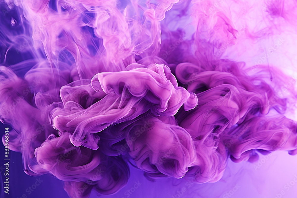 Fototapeta premium Abstract purple color smoke background.