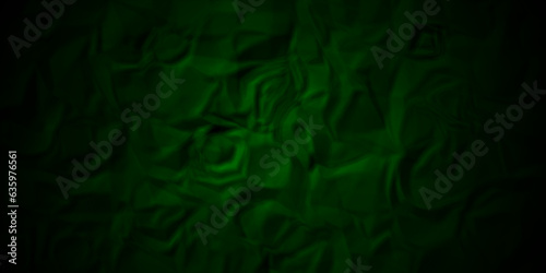 Dark green crumple paper wrinkled poster template ,blank glued creased paper texture background. green paper crumled backdrop background. used for cardboard and clarkboard.