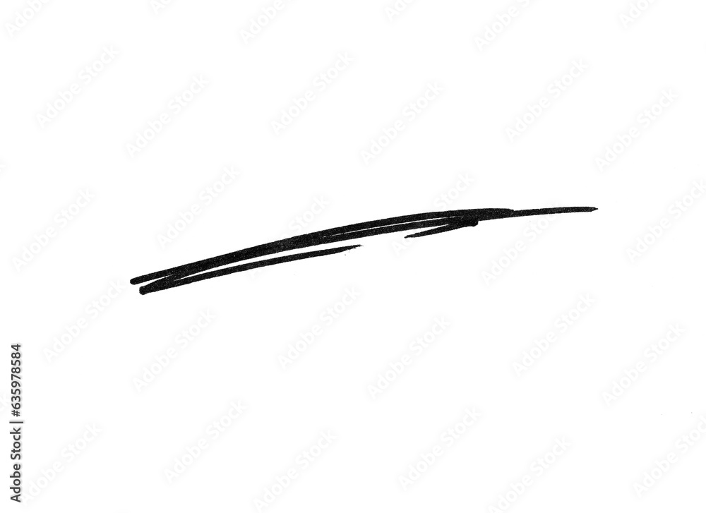 marker lines isolated brush stroke mark hand draw marker lines isolated brush stroke mark hand draw