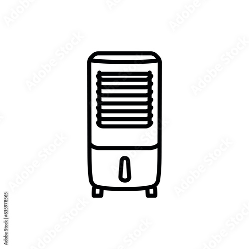 Floor conditioner black line icon.