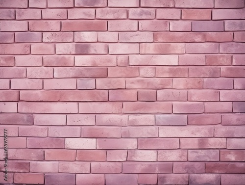 Pink Brick Wall Texture Background