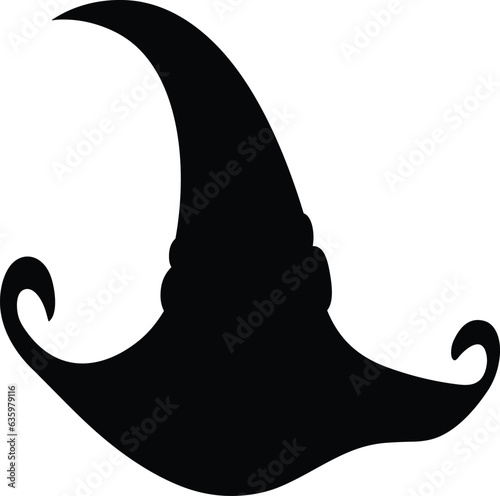 Halloween design black had background poster design