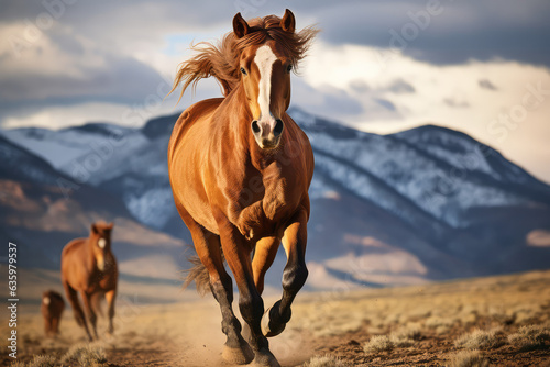 horse in the wild, wildlife photography