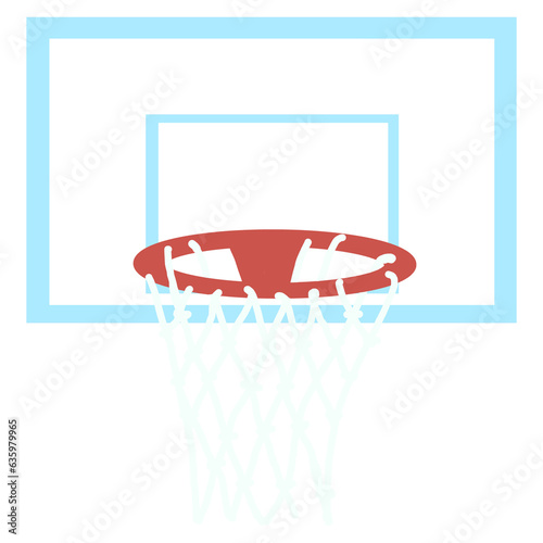 Basketball Backboard and Hoop Icon Clipart Cartoon photo