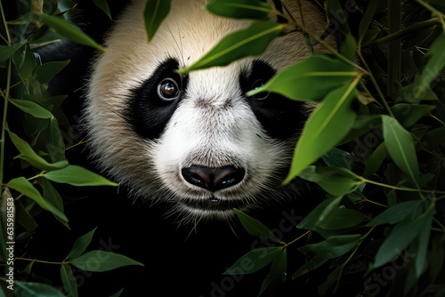 Panda in the wild   wildlife photography