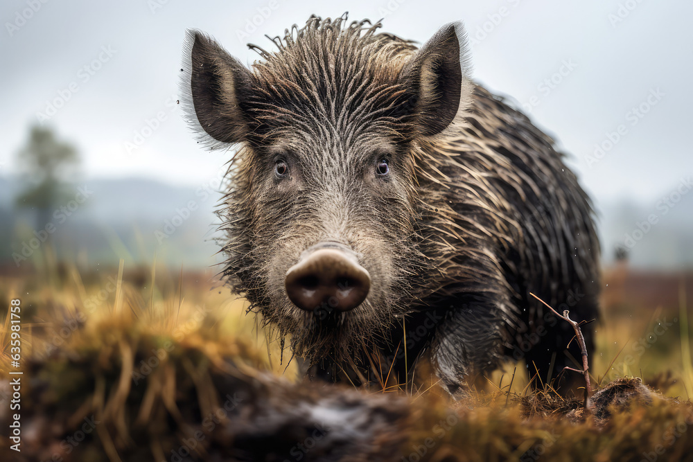 wild boar in the wild, wildlife photography wild boar in the wild, wildlife photography