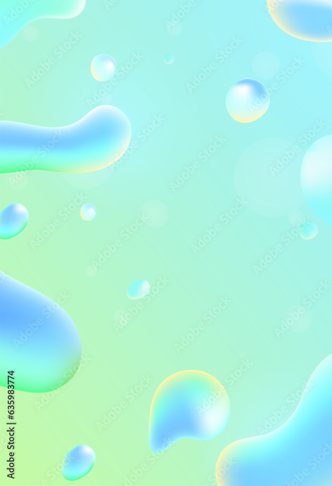 background with bubbles, Green background background with bubbles, Green background