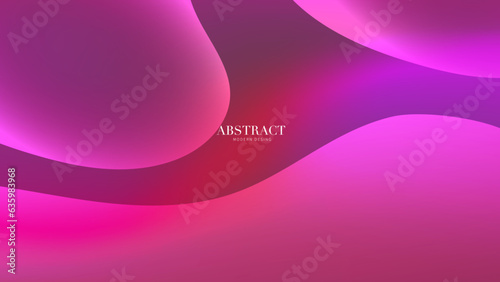 Abstract pink background with waves, Abstract background with waves, Pink gradient