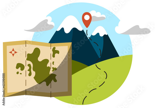 Wandern in den Bergen