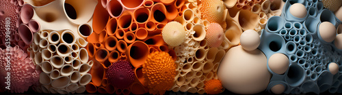 Clustered holes