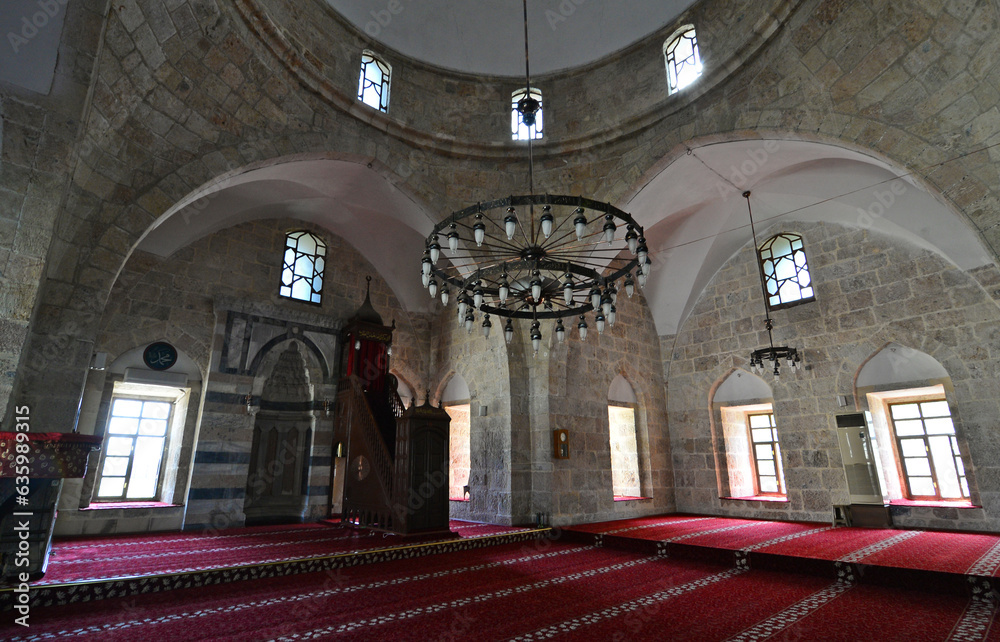 Obraz premium Located in Payas, Hatay, Turkey, the Sokollu Mehmet Pasha Complex was built by Mimar Sinan in the 16th century.