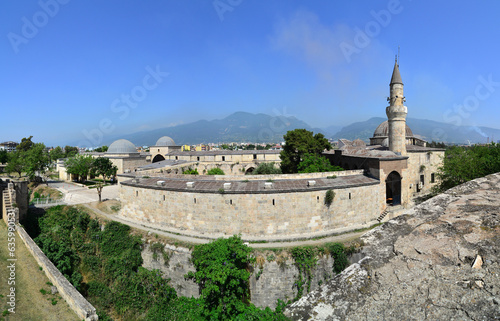 
Located in Payas, Hatay, Turkey, the Sokollu Mehmet Pasha Complex was built by Mimar Sinan in the 16th century. photo