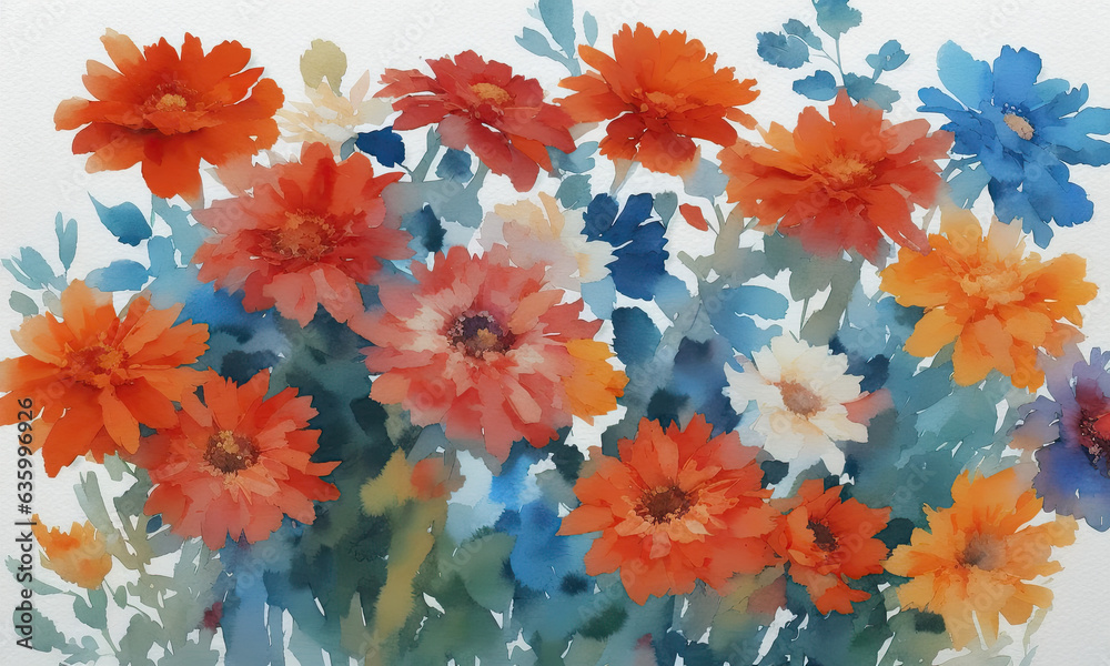abstract floral painting abstract floral painting