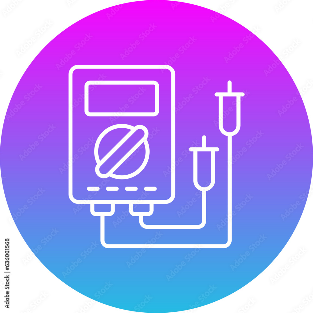 Voltmeter Icon Voltmeter Icon