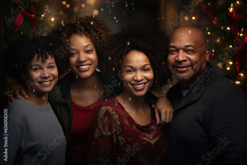 Festive Moments: Joyful Celebrations of Christmas Together (AI Generated)