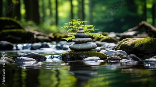 Zen garden, Harmony and peace concept. Mental health care.  © Margo_Alexa