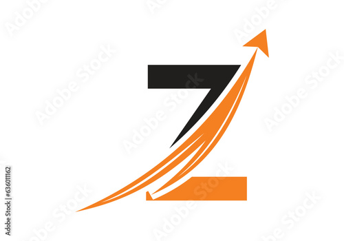 Finance Logo With Z Letter Concept. Financial or success logo concept. Logo for accounting business and company identity