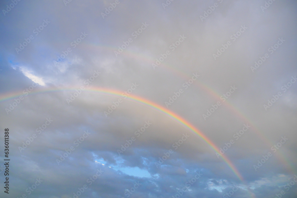 Sky and Rainbow After Rain