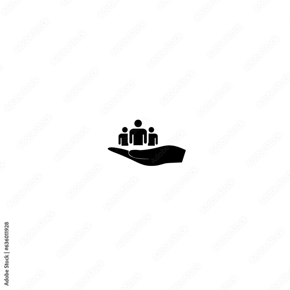 Human resources icon. Symbol, logo illustration icon isolated on white backgrounde Human resources icon. Symbol, logo illustration icon isolated on white backgrounde