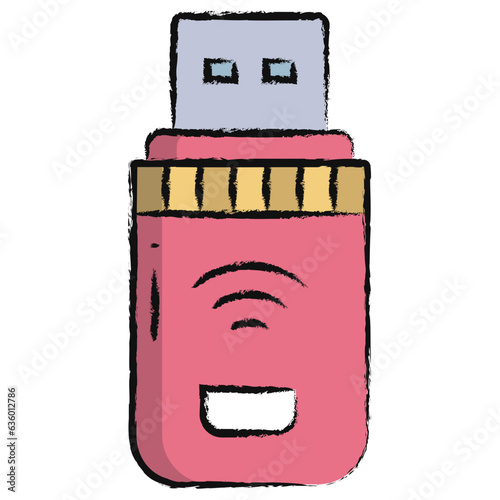 Hand drawn Dongle icon