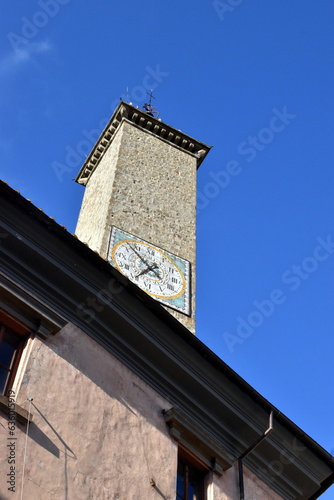 Turm auf der Piazza del Plebiscit in Viterbo